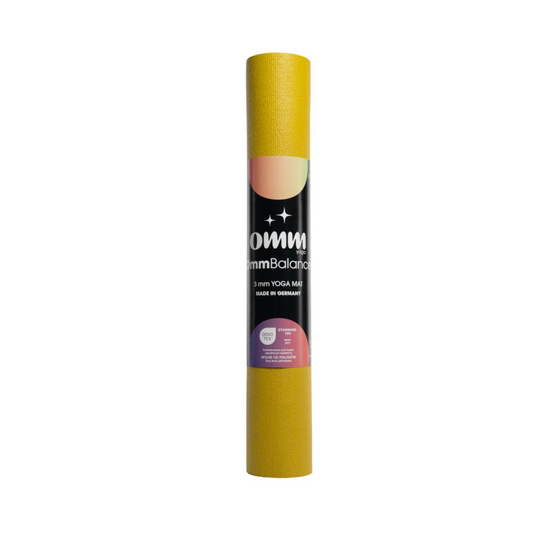 Saltea de exercitii antiderapanta OMM YOGA, 3 mm, pentru yoga si fitness