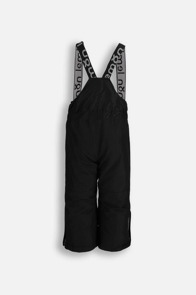 Spodnie narciarskie dziecięce z szelkami ocieplane Lemon Explore ZL5 czarne