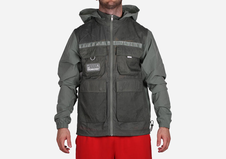 Kurtka męska nike air jordan 23engineered full-zip jacket medium olive