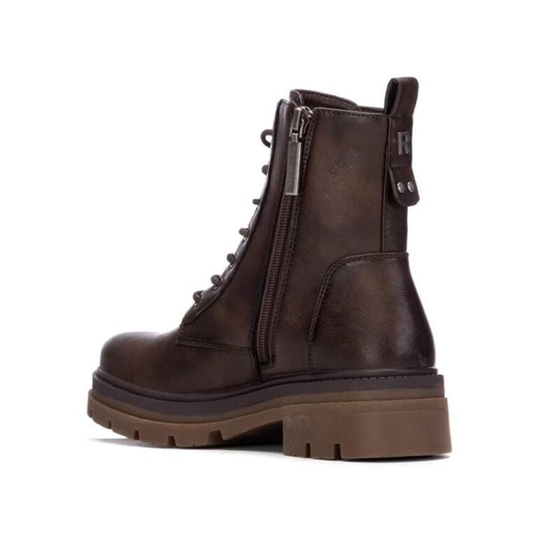 Botines Planos Mujer Refresh  Marrón 4/4
