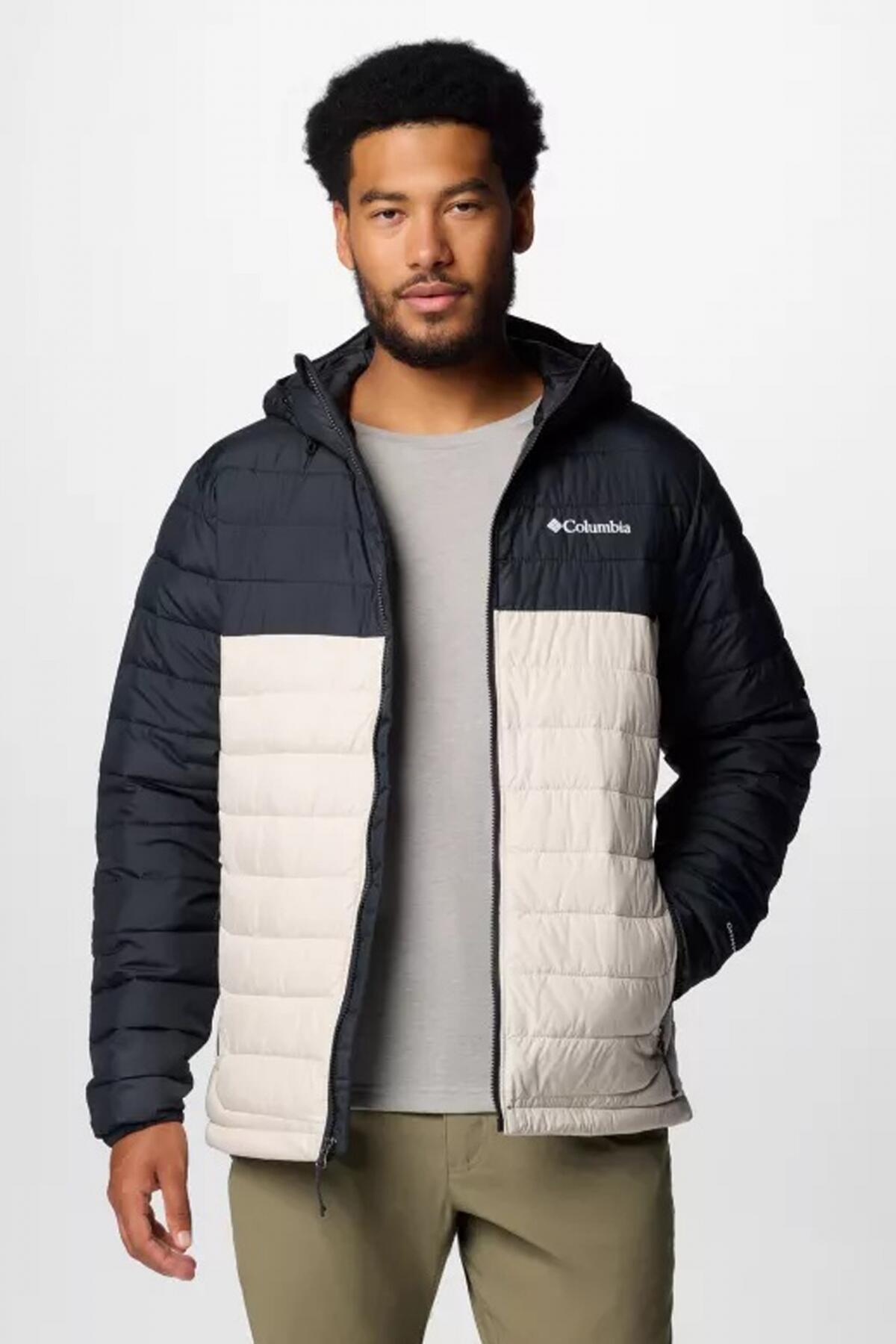 Jack Columbia Model Powder Lite Ii Hooded Jac Kleur Beige 5/5