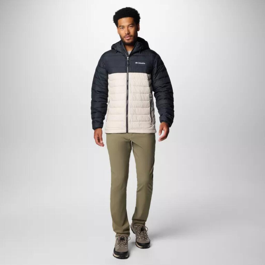 Jack Columbia Model Powder Lite Ii Hooded Jac Kleur Beige 4/5