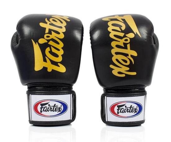 Fairtex BGV19 Deluxe Boxing Gloves – Black – 12oz