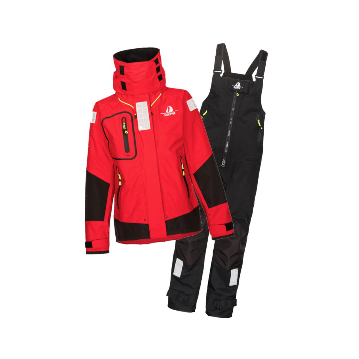 Magellan Offshore Set Dames - rood-zwart 2/7