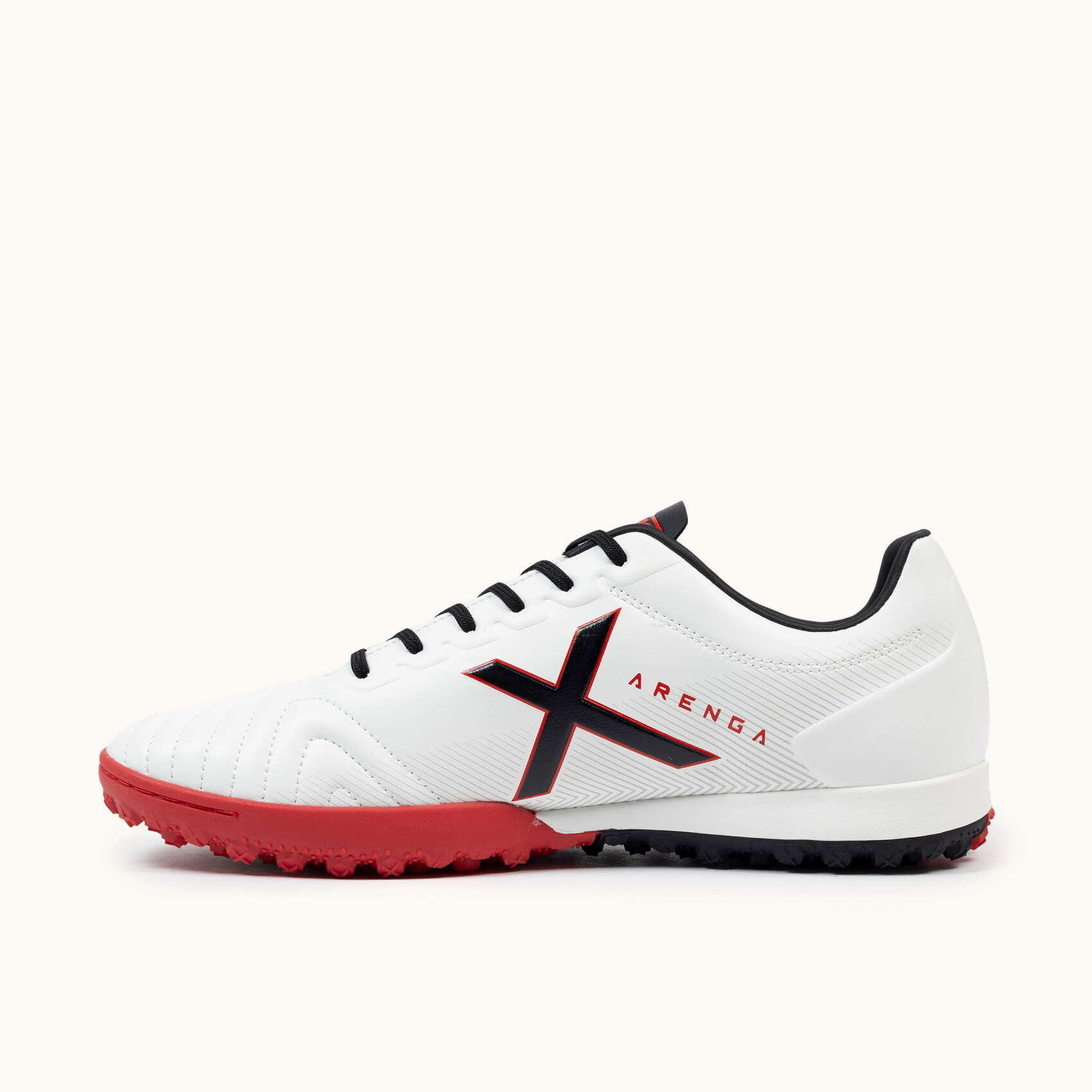 Ténis de Futsal MUNICH ARENGA TURF 11 Branco e Vermelho 3/5