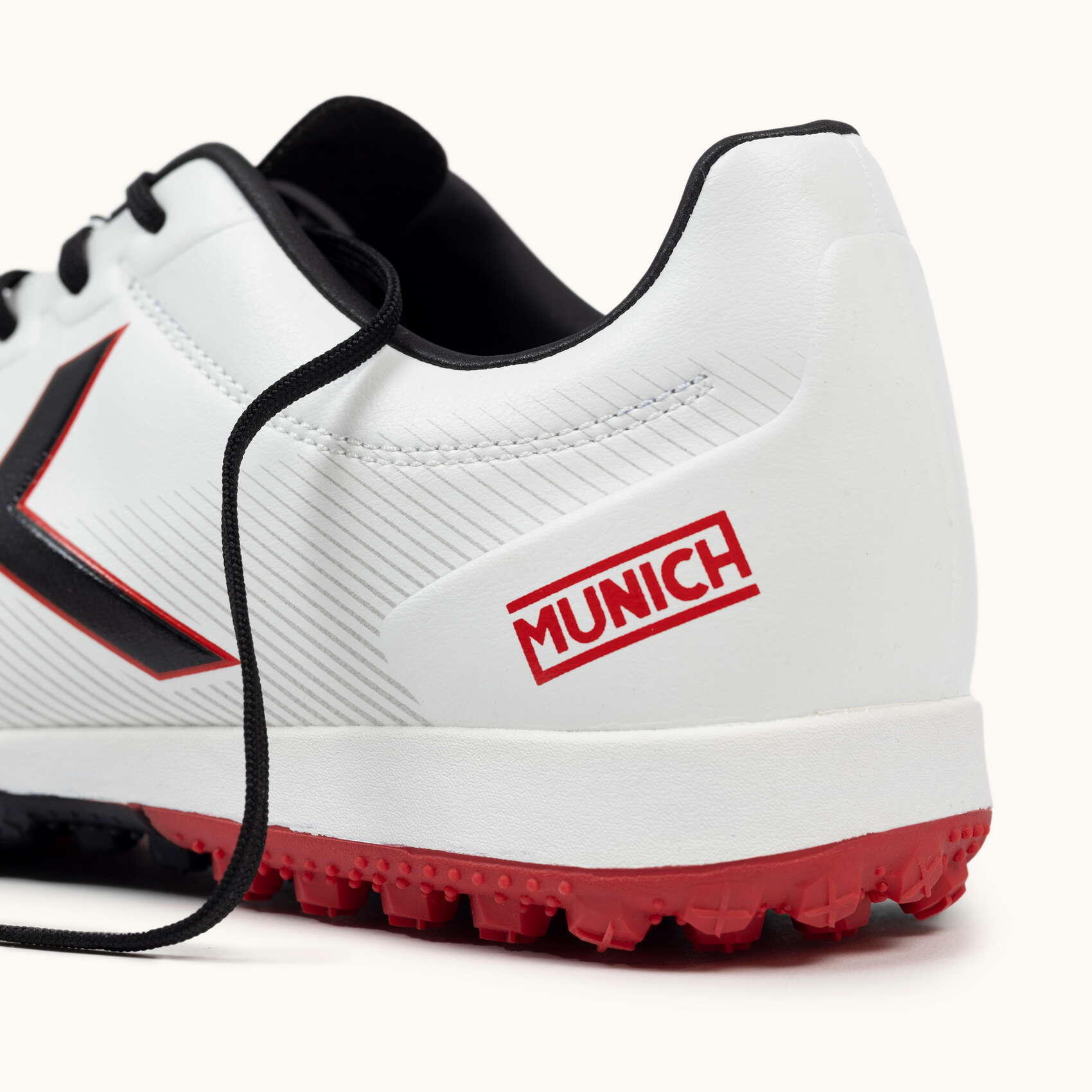 Ténis de Futsal MUNICH ARENGA TURF 11 Branco e Vermelho 2/5