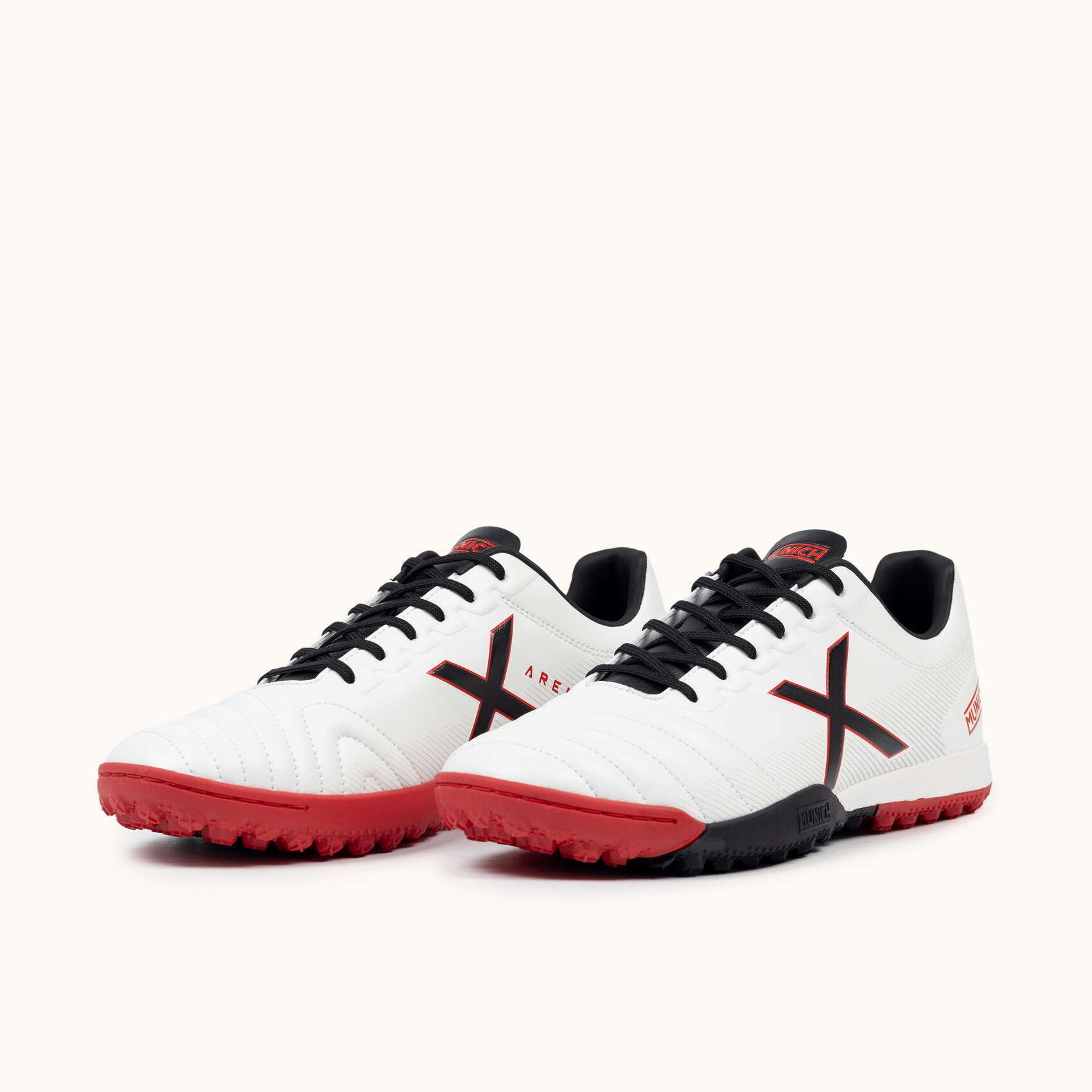 Ténis de Futsal MUNICH ARENGA TURF 11 Branco e Vermelho 5/5