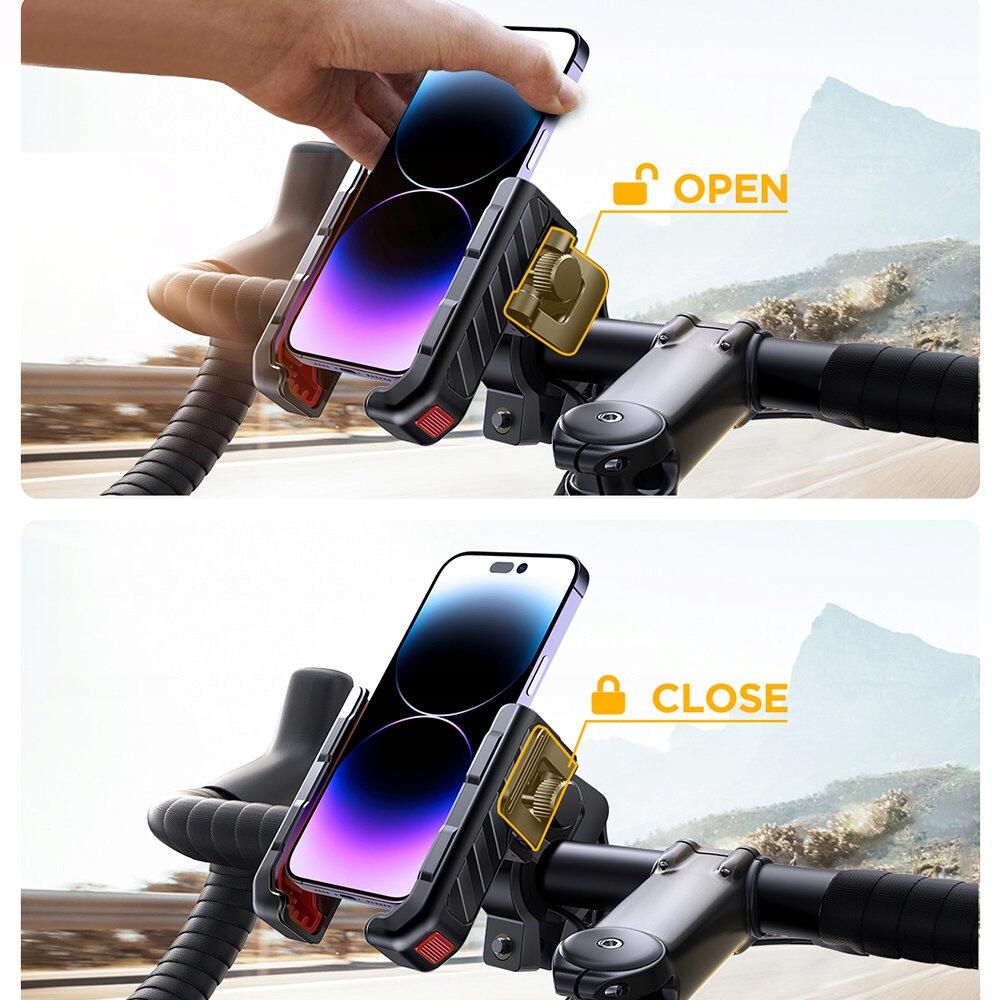 Uchwyt na telefon na kierownicę hulajnogi motocykla uchwyt rowerowy Joyroom 4/7