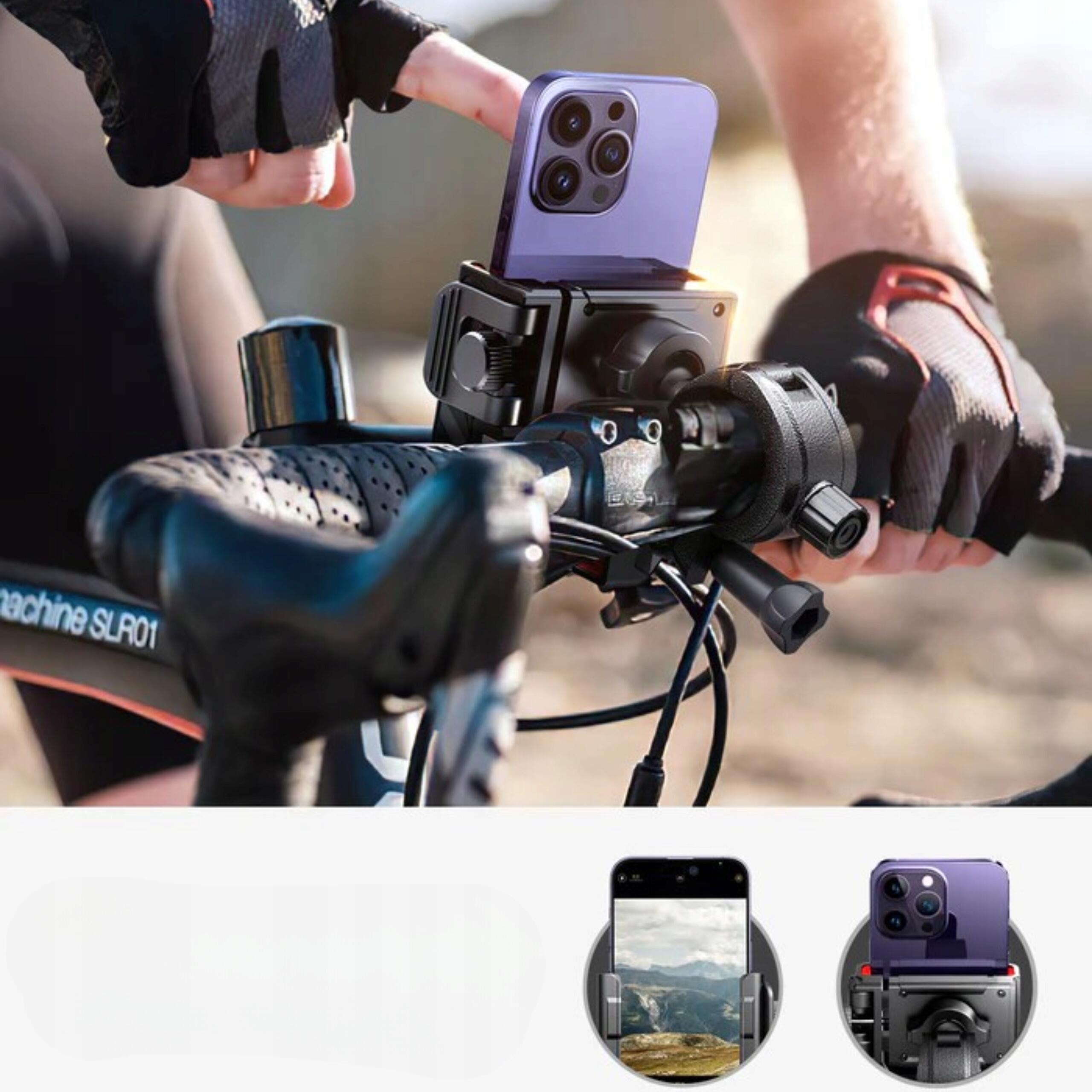 Uchwyt na telefon na kierownicę hulajnogi motocykla uchwyt rowerowy Joyroom 6/7