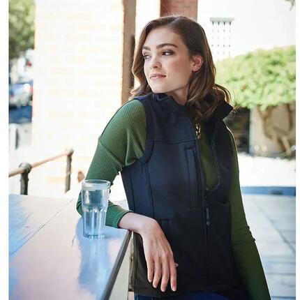 Veste Softshell Sans Manches FLUX Femme (Bleu Marine / Bleu Marine)