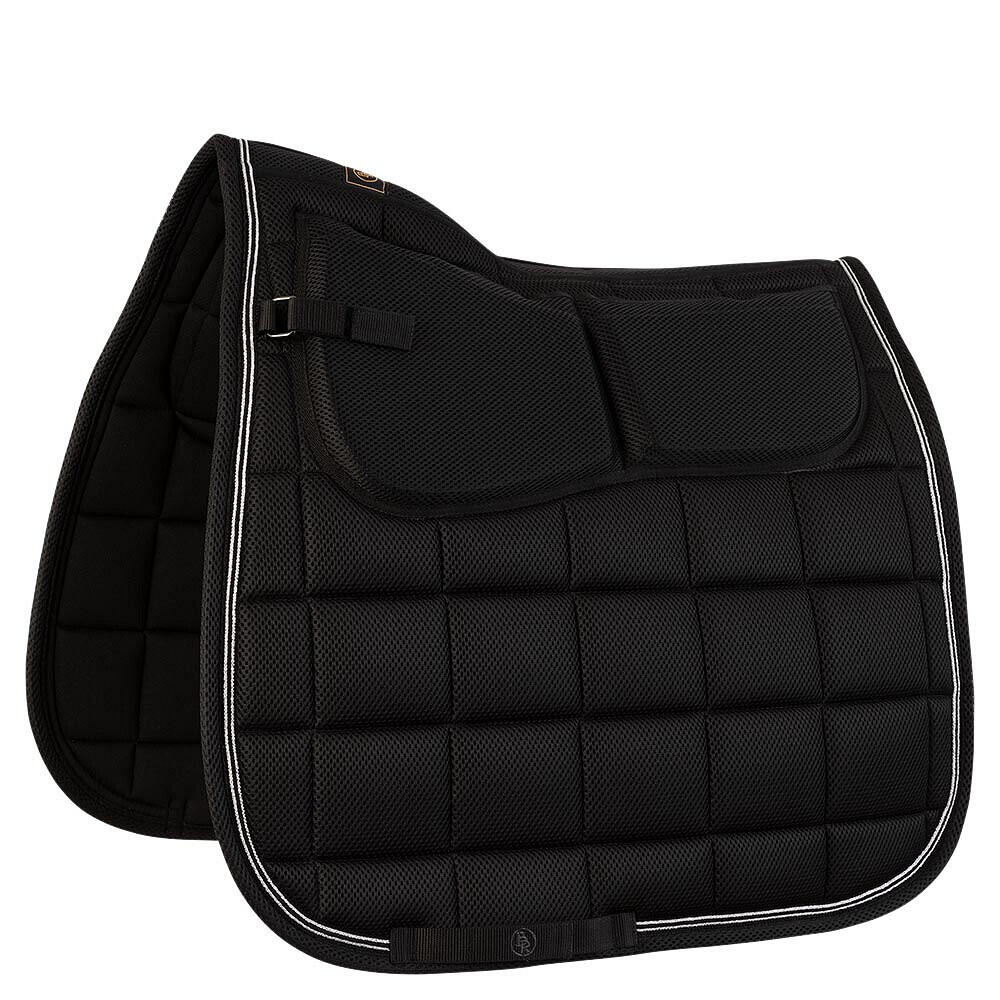 Br - Tapis De Dressage Pour Cheval Br Equitation Triflex - Tapis De Selle - Noir - Cob - Decathlon