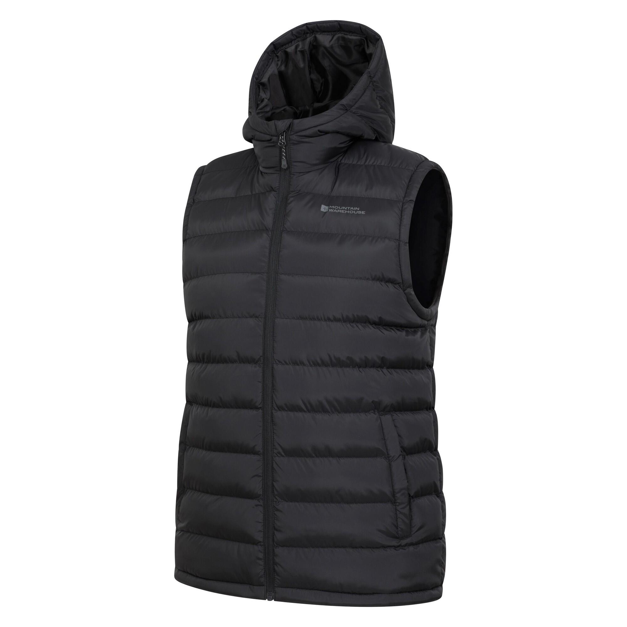 Gilet Con Cappuccio Imbottita Uomo Mountain Warehouse Seasons Nero 3/4