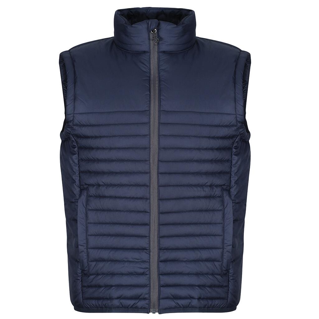 Mens Honestly Made Recycled Body Warmer (Navy) 1/4