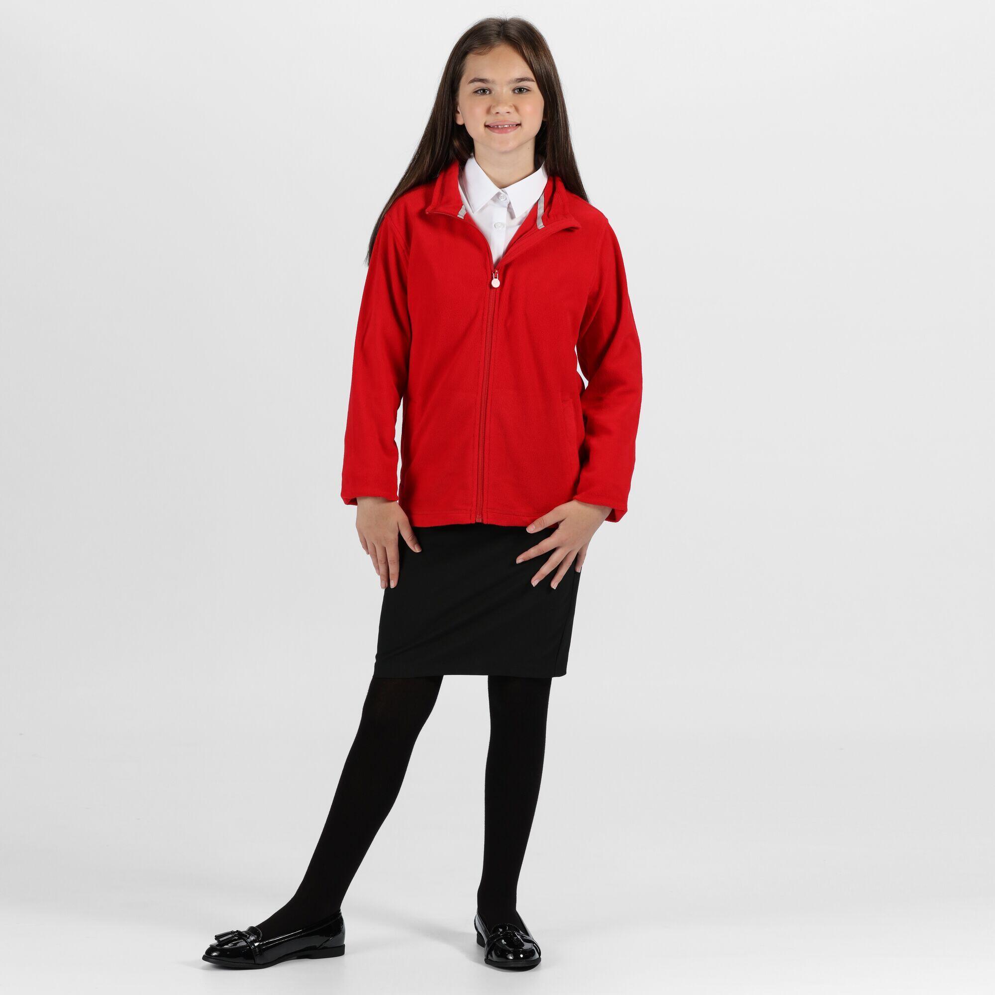 Childrens/Kids Brigade II Micro Fleece Jacket (Classic Red) 4/5