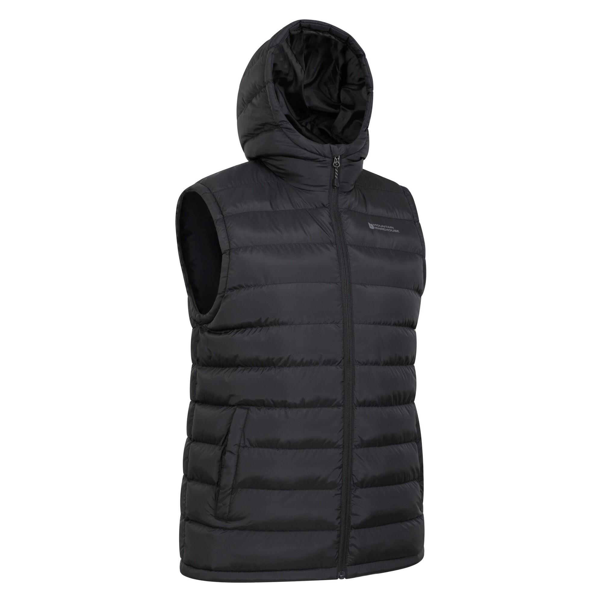 Gilet Con Cappuccio Imbottita Uomo Mountain Warehouse Seasons Nero 4/4