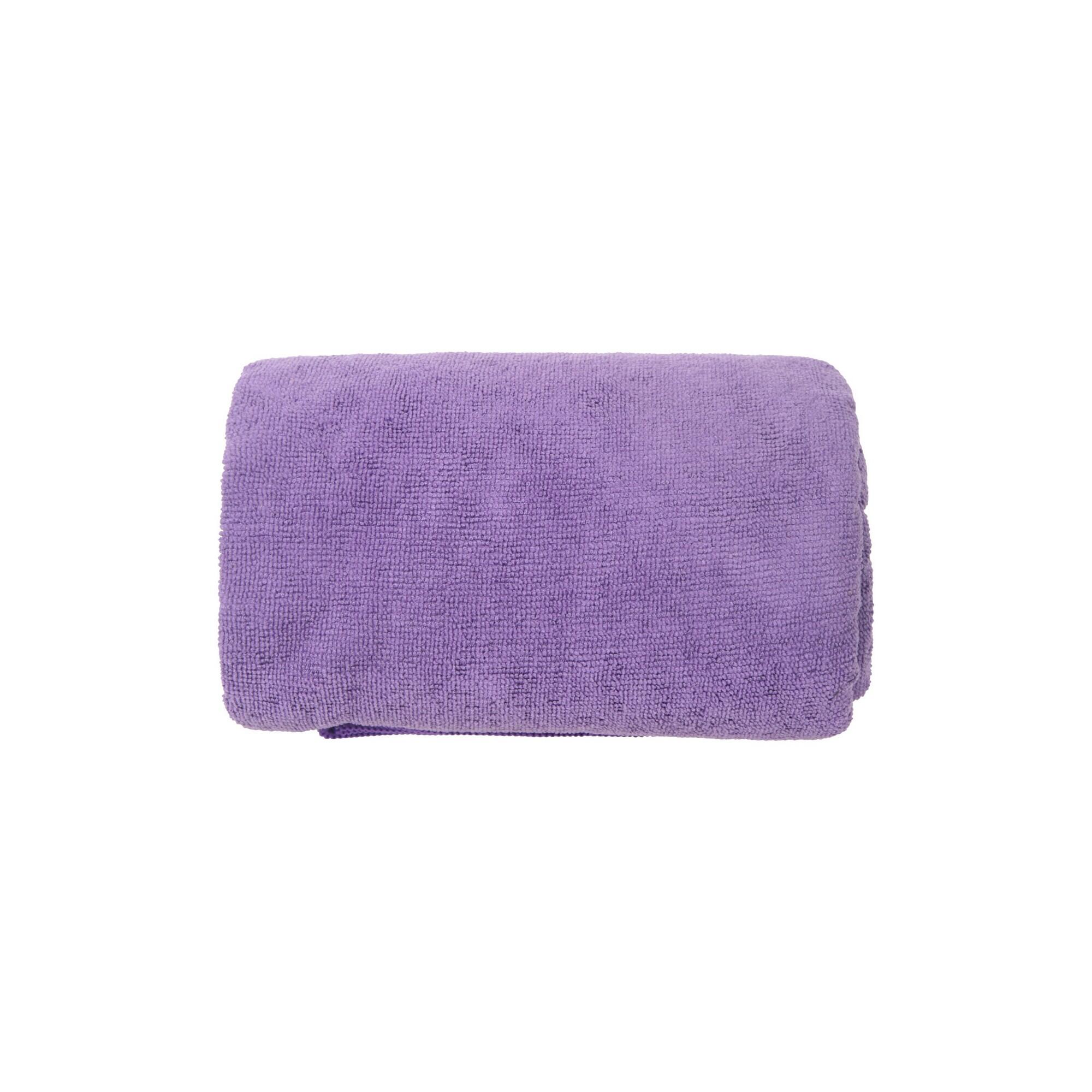 Handtuch, Mikrofrottee, "Giant" Damen und Herren Dunkel-Lila 2/4