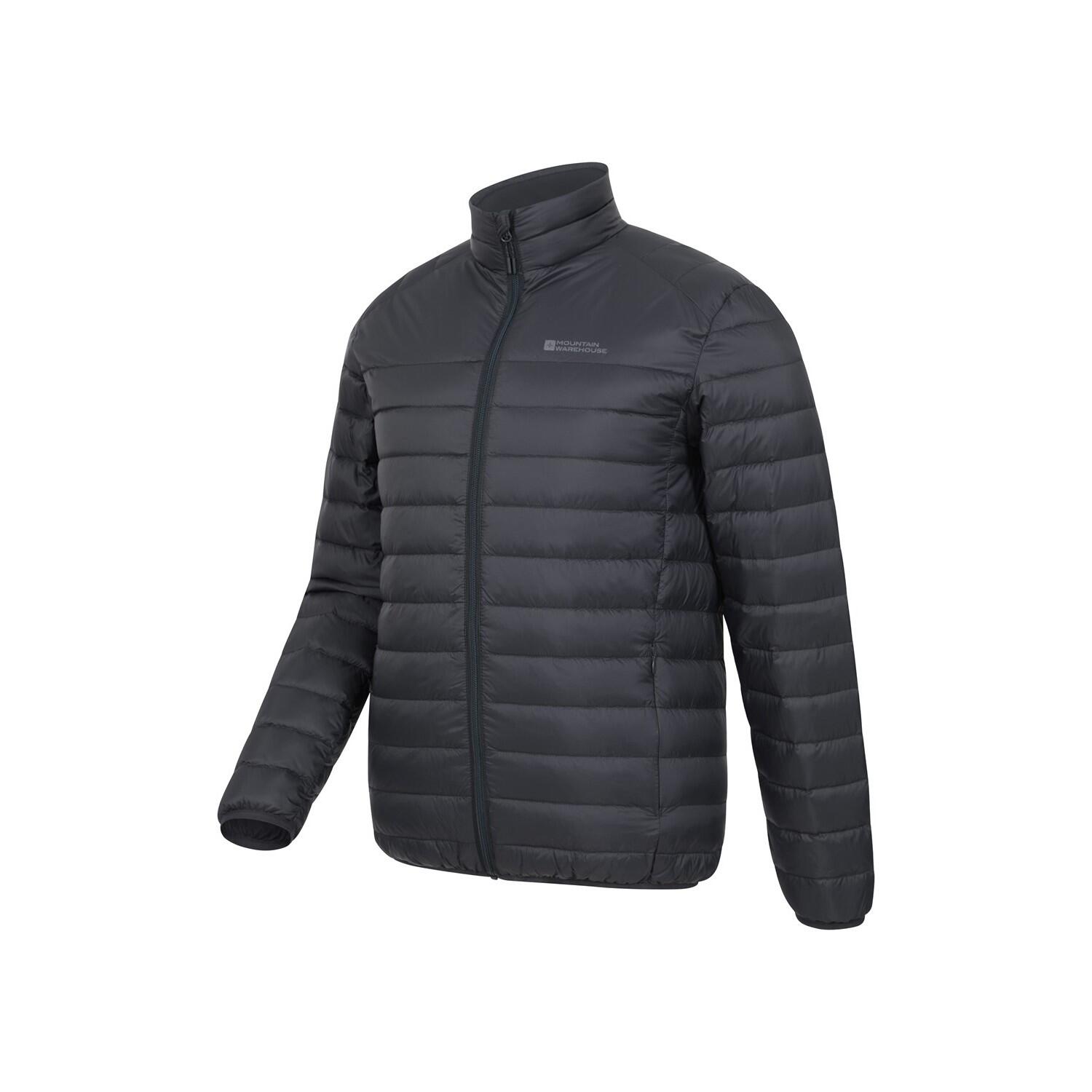 "Featherweight II" Daunenjacke für Herren Schwarz 3/4