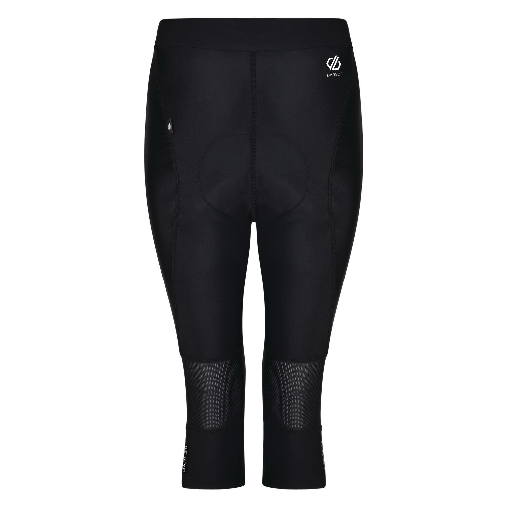 Womens/Ladies Worldly Capri Cycle Leggings (Black) 2/3