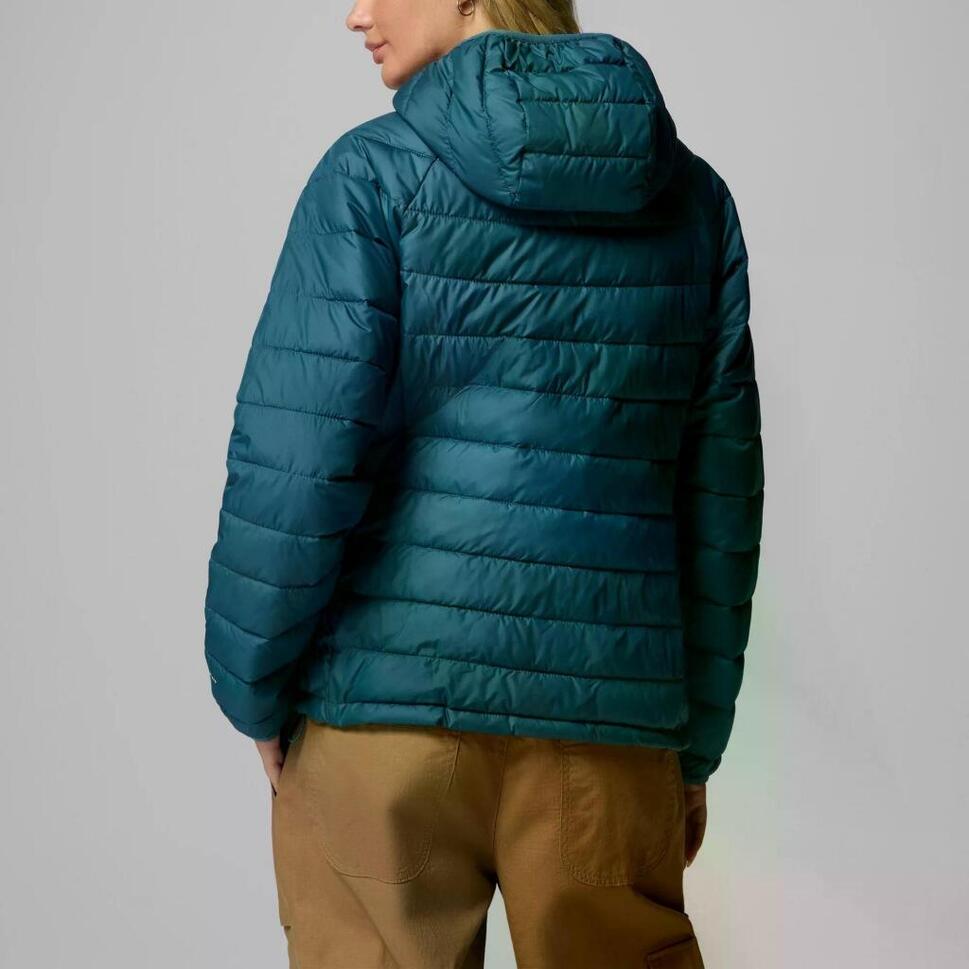 Kurtka COLUMBIA POWDER LITE II HOODED JACKET Niebieski