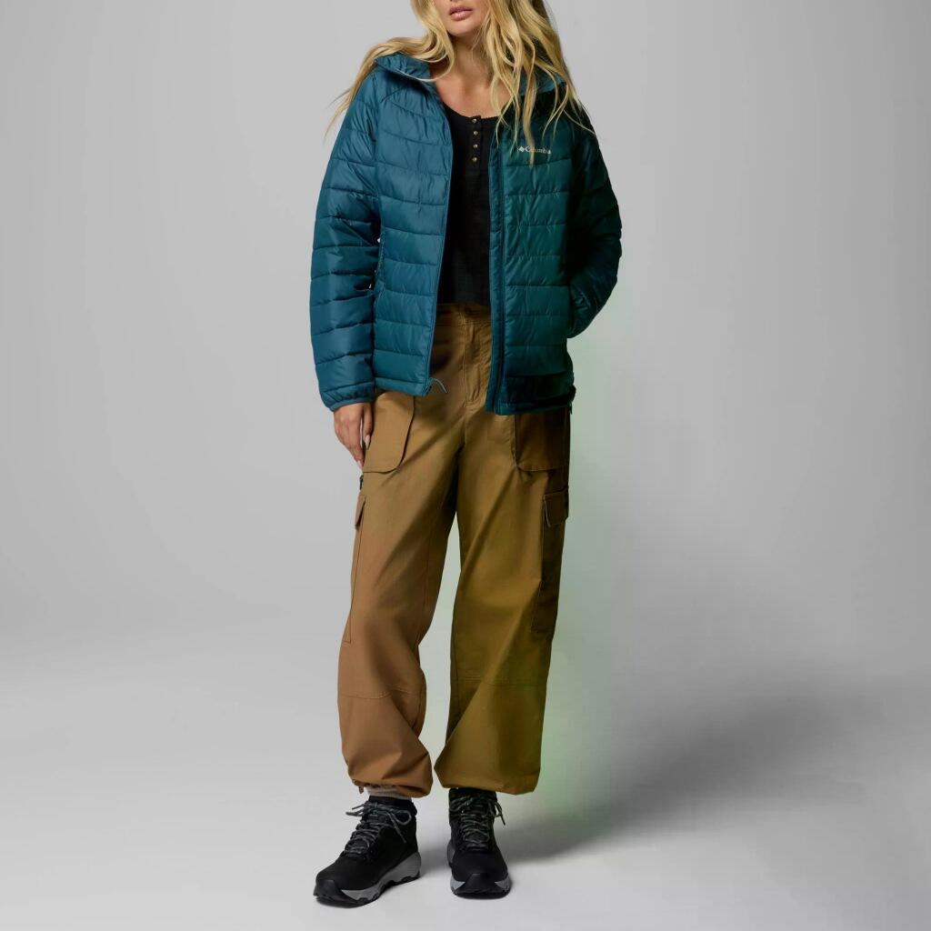Veste Columbia Modèle Powder Lite Ii Hooded Jacket Couleur Bleu 4/5