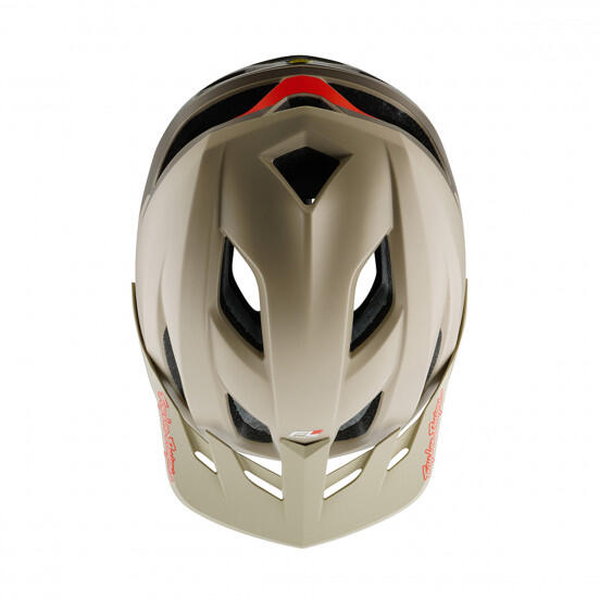 Casque TROY LEE Flowline SE  Trooper Titanium 4/4