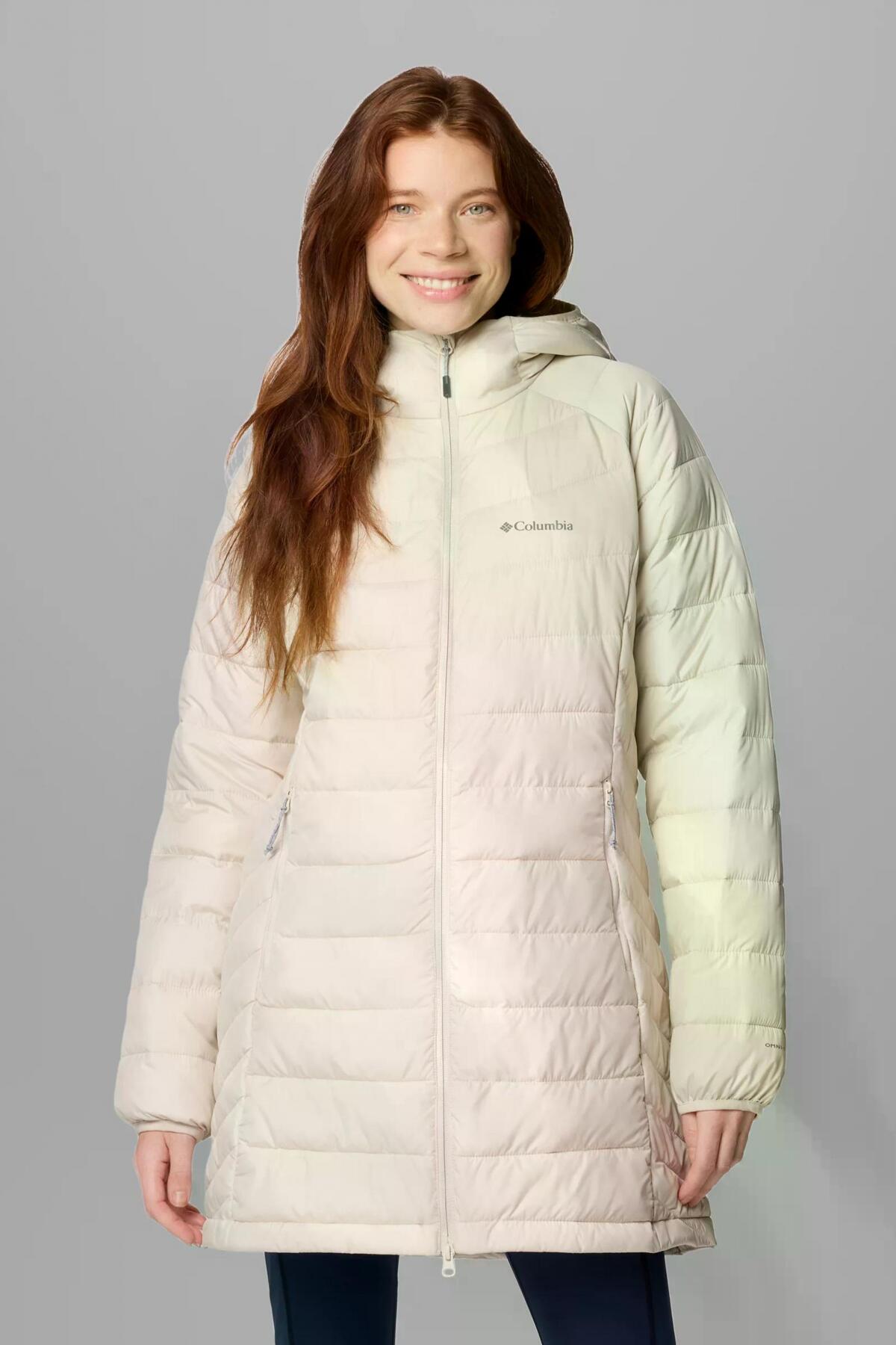 Kurtka COLUMBIA POWDER LITE II MID JACKET Beżowy 5/5