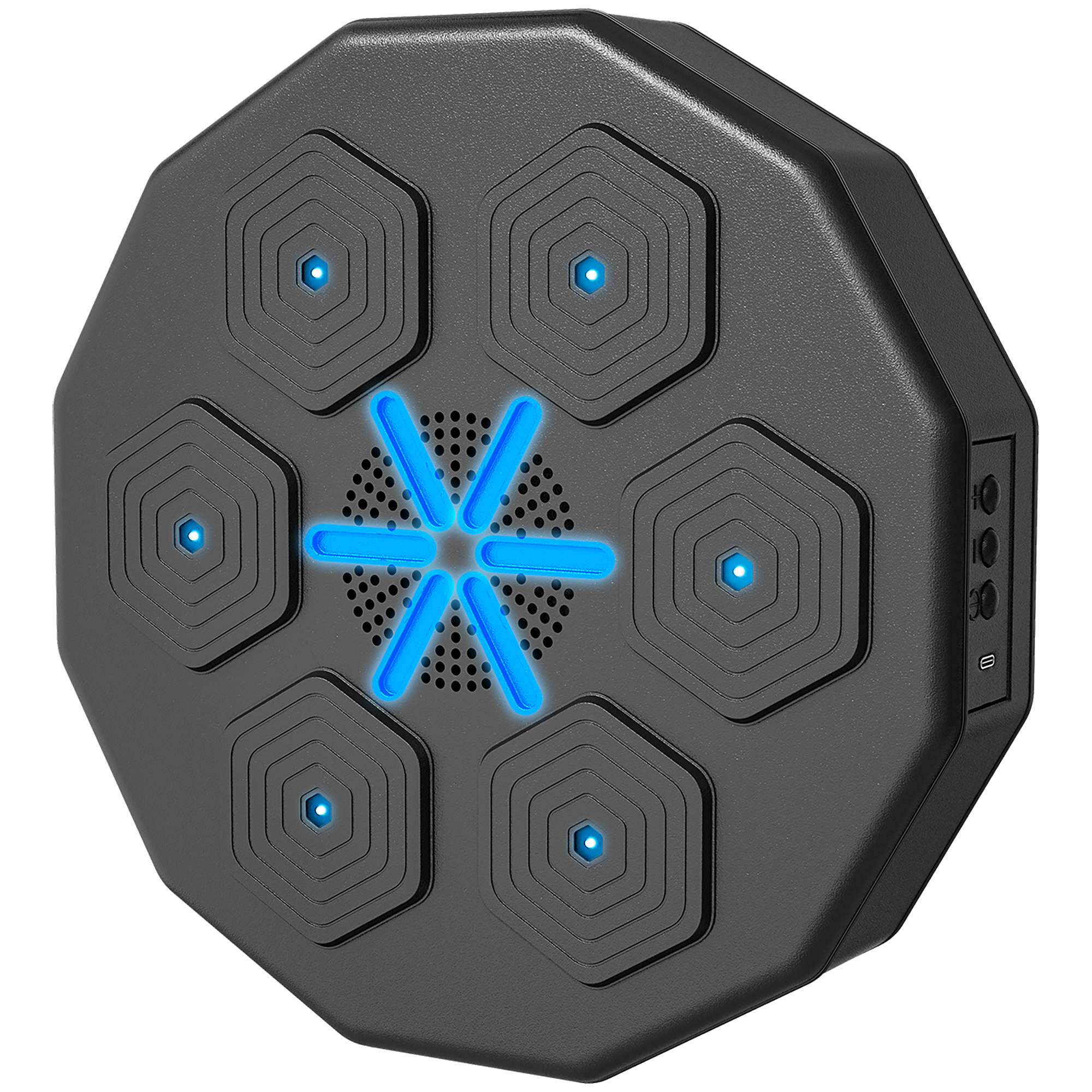 SPORTNOW SPORTNOW Máquina Boxe de Parede Musical com Luvas e Conexão Bluetooth