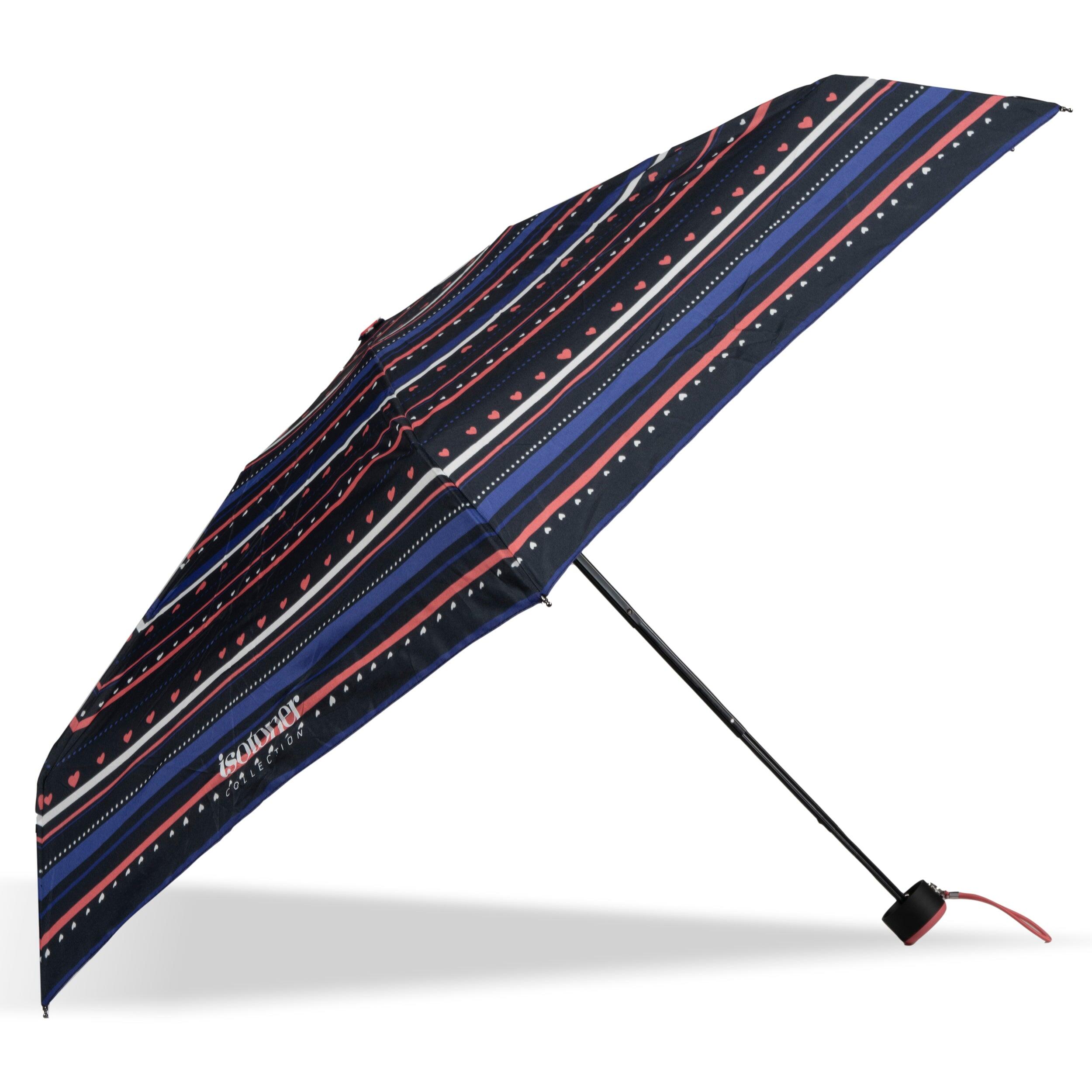 Paraplu Mini Slim Stripe Klein Hart Navy 2/5