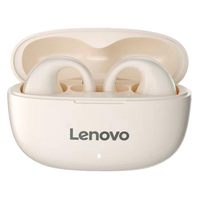 LENOVO Fones de ouvido Lenovo TC3403 TWS com clipe aberto e Bluetooth 5.3 ENC (branco)