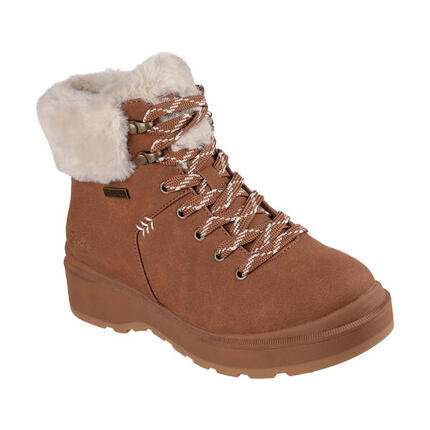Comodo Y Calido Botin Waterproof Mujer Skechers Park City Cuero