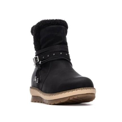 Botines Planos Mujer Refresh Negro