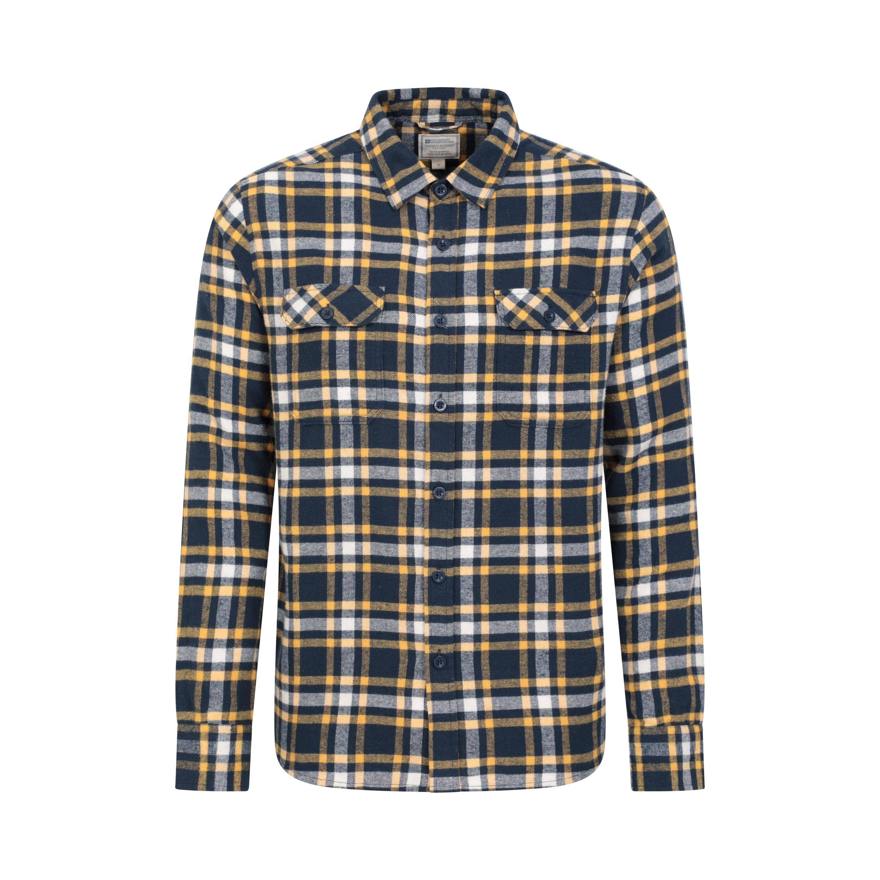 MOUNTAIN WAREHOUSE Camicia Manica Lunga Uomo Mountain Warehouse Trace Indaco