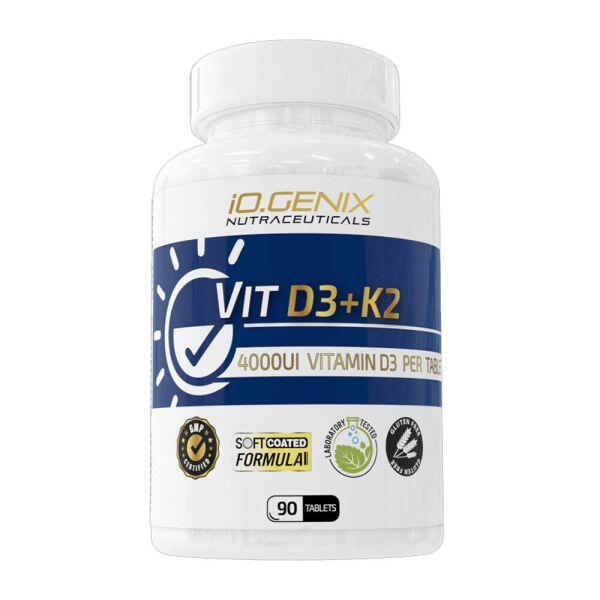 IO.GENIX Vit d3+k2 4000ui - 90 tablets de IO.Genix