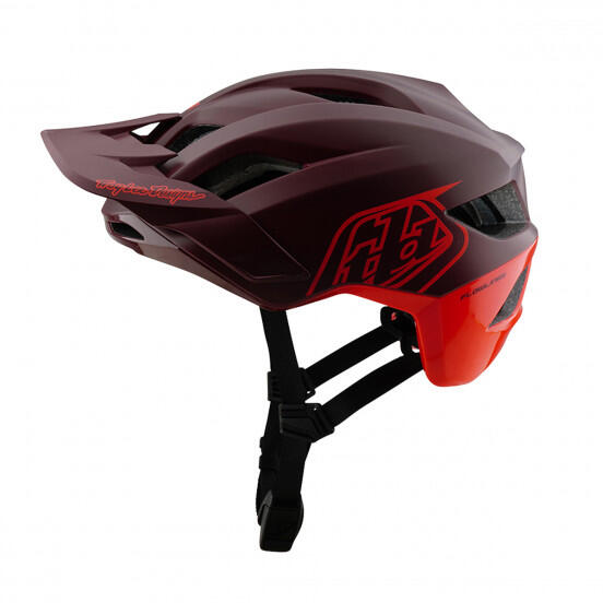 Troy Lee Designs Flowline SE Mips Bordeaux/Red mountain bike helmet