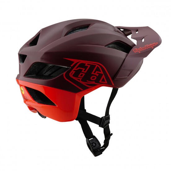 Troy Lee Designs Flowline SE Mips Bordeaux/Rosso MTB Casco 2/5