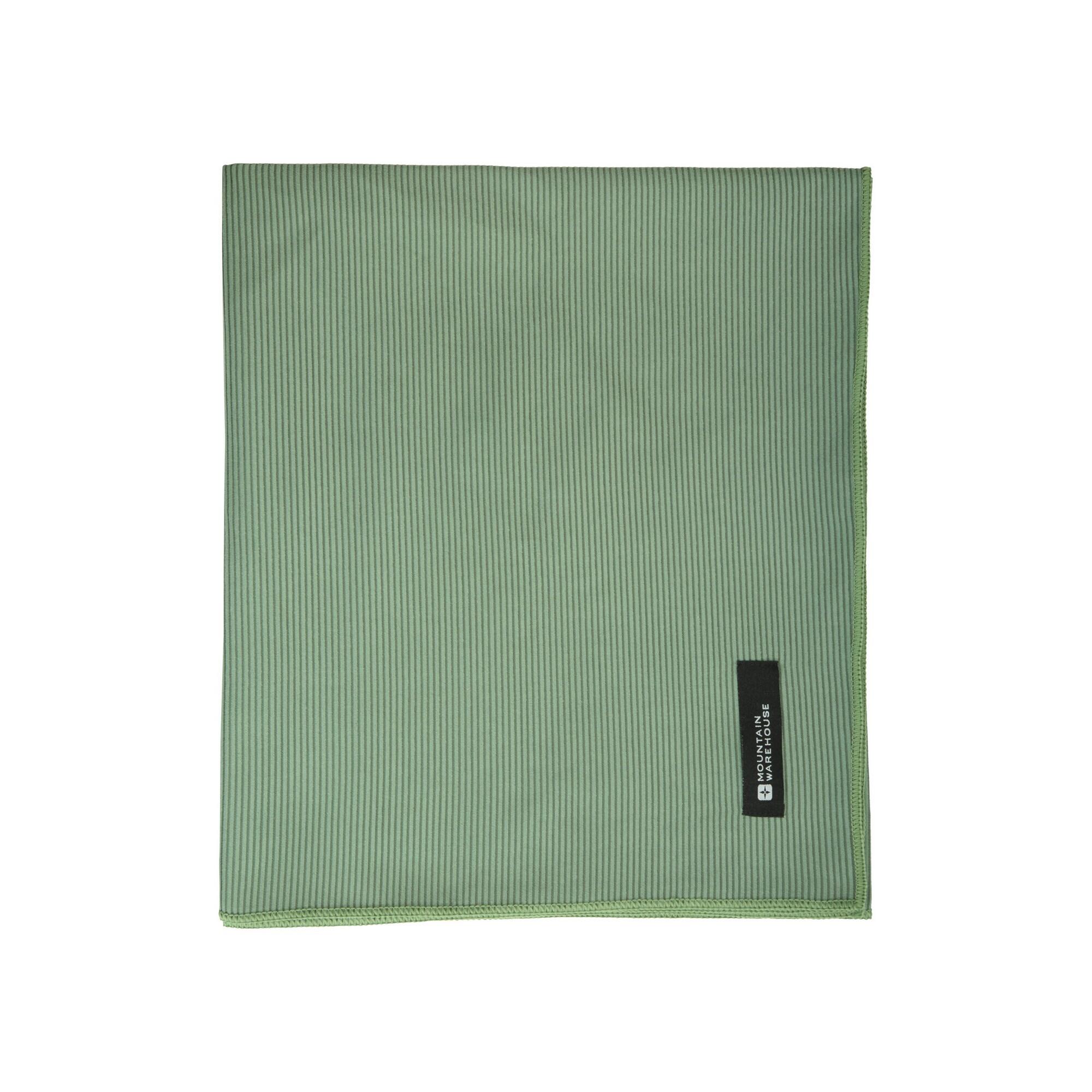 MOUNTAIN WAREHOUSE Giant Ribbed Towel (Khaki Green)