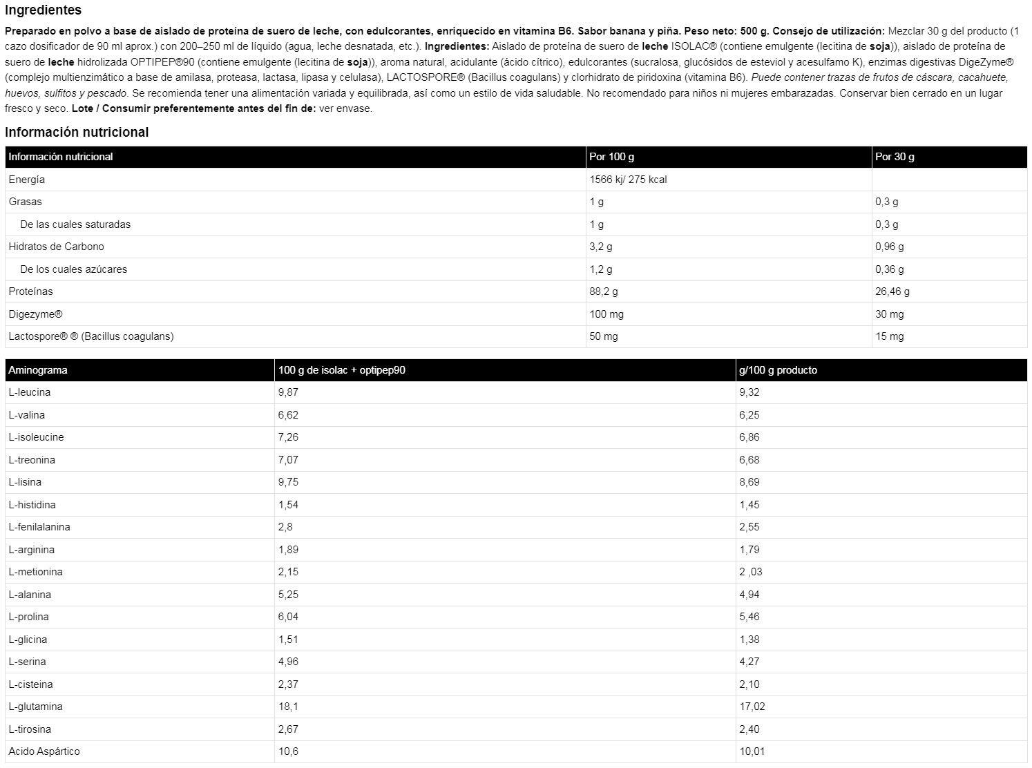 Isoluxe cfm - 500g Platano et ananas de IO.Genix 2/3