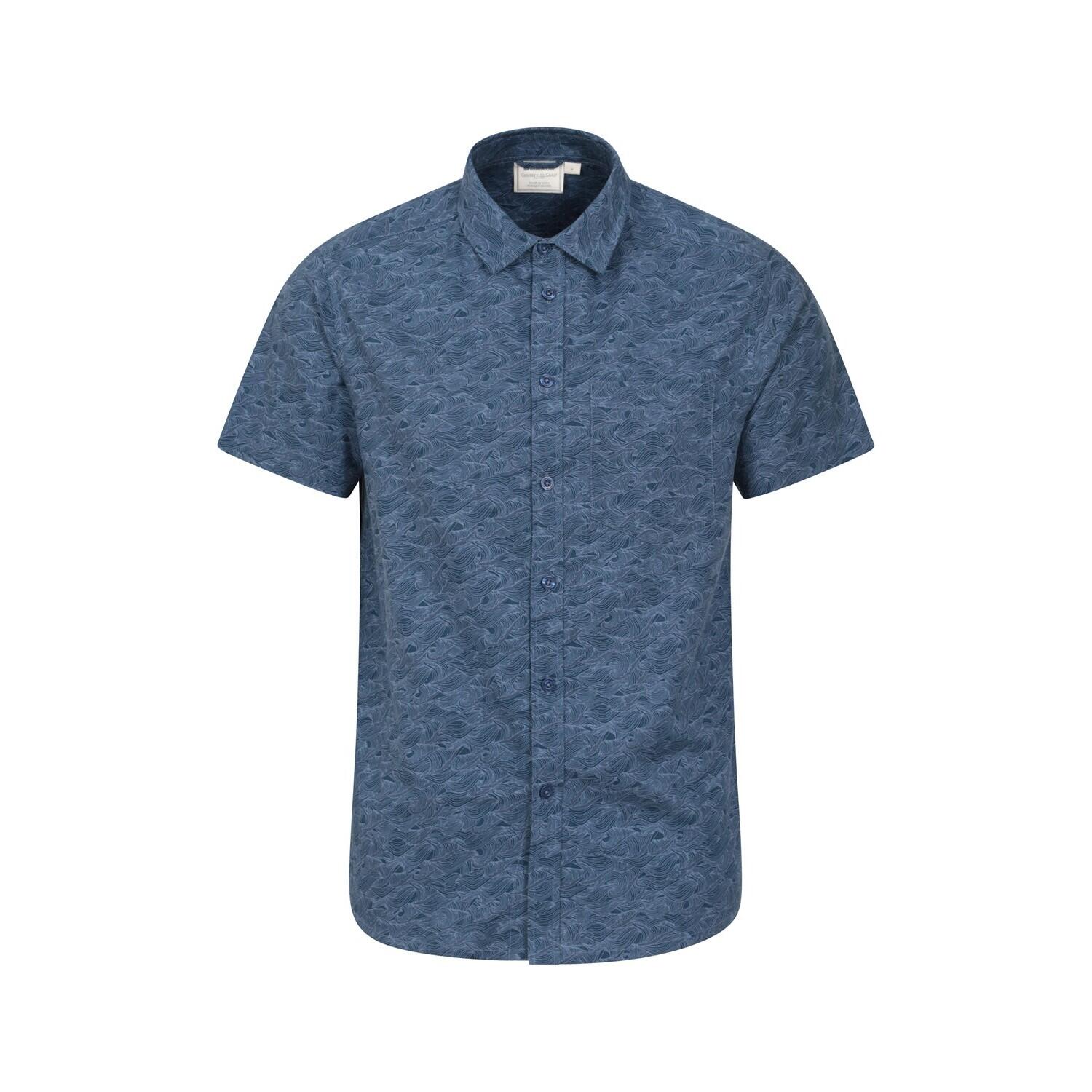 MOUNTAIN WAREHOUSE Camicia Onda Maniche Corte Uomo Mountain Warehouse Blu Navy