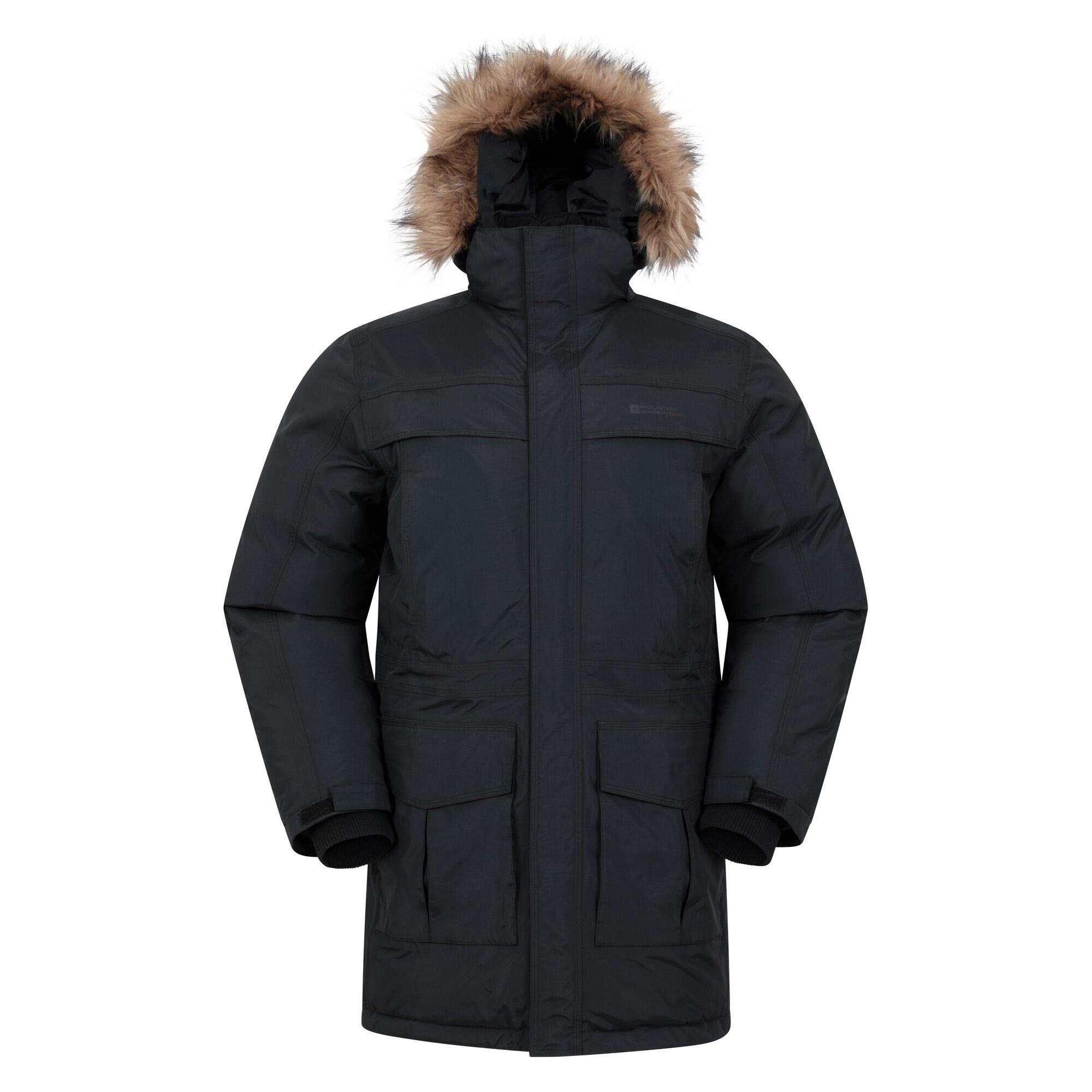 MOUNTAIN WAREHOUSE Piumino Impermeabile Uomo Mountain Warehouse Antarctic Extreme Carbone