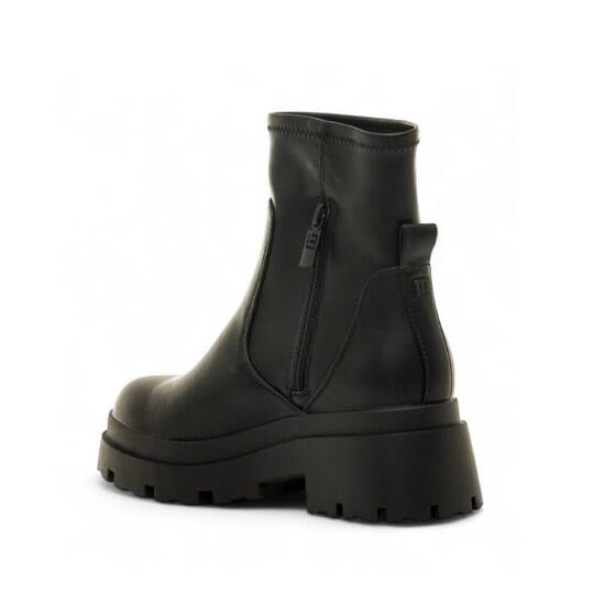 Botines Planos Mujer Mustang Negro