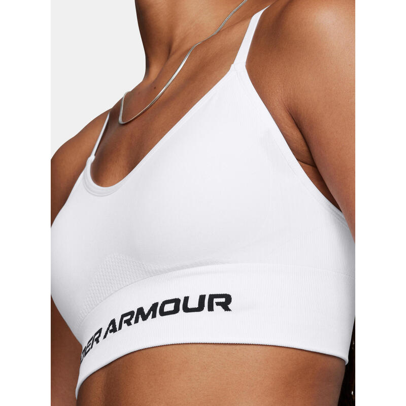 Sutien sport Under Armour Vanish Seamless Low alb/negru