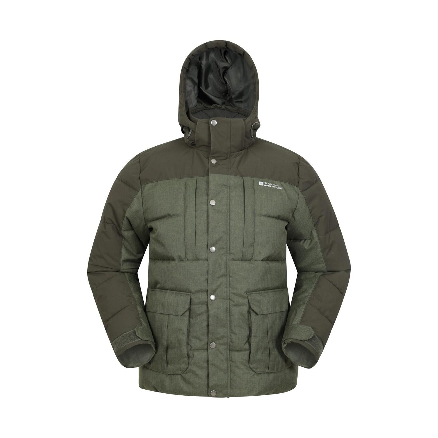 MOUNTAIN WAREHOUSE Mens Shock Padded Jacket (Khaki Green)