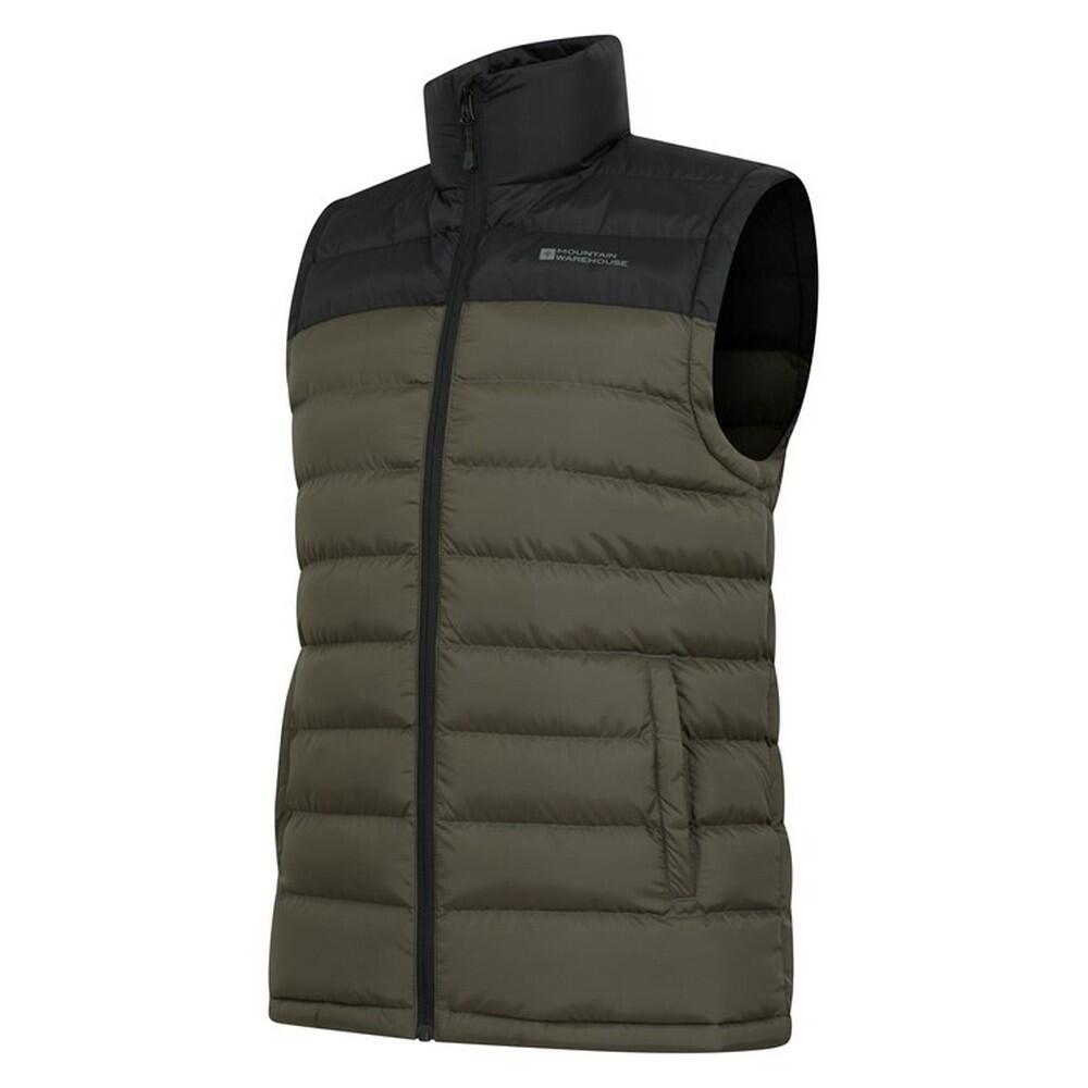 Veste Sans Manches SEASONS Homme (Vert Kaki) 4/4