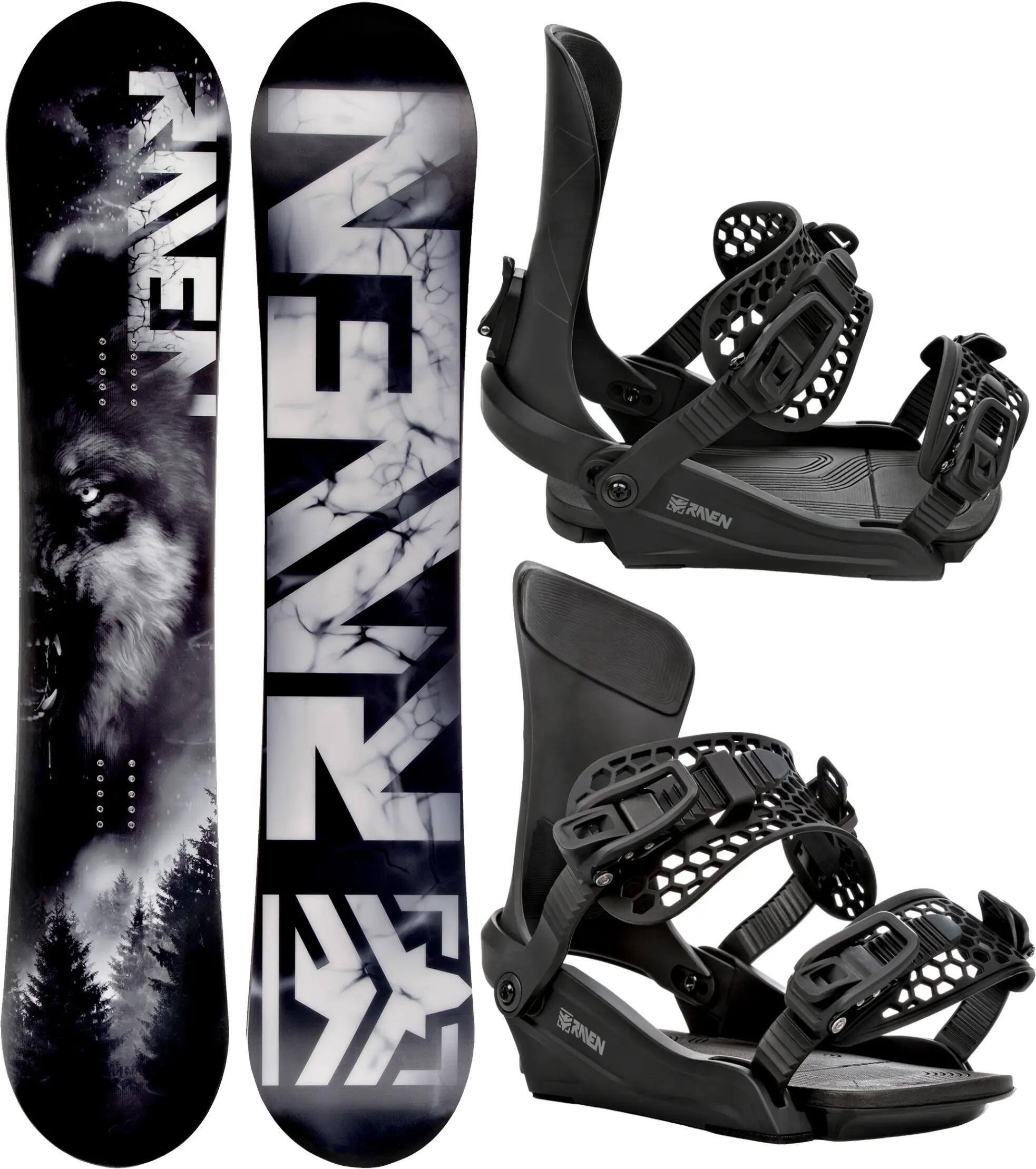 Zestaw Snowboard Raven Lupus + Wiązania Raven King 1/7