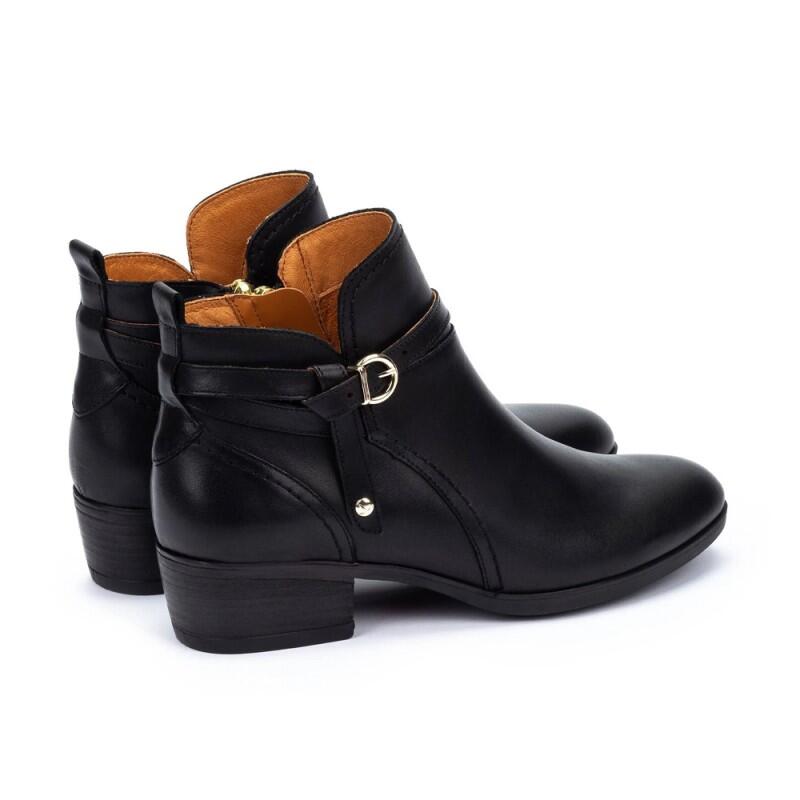 Botines Planos Mujer Pikolinos W1u-8901 Negro 2/4
