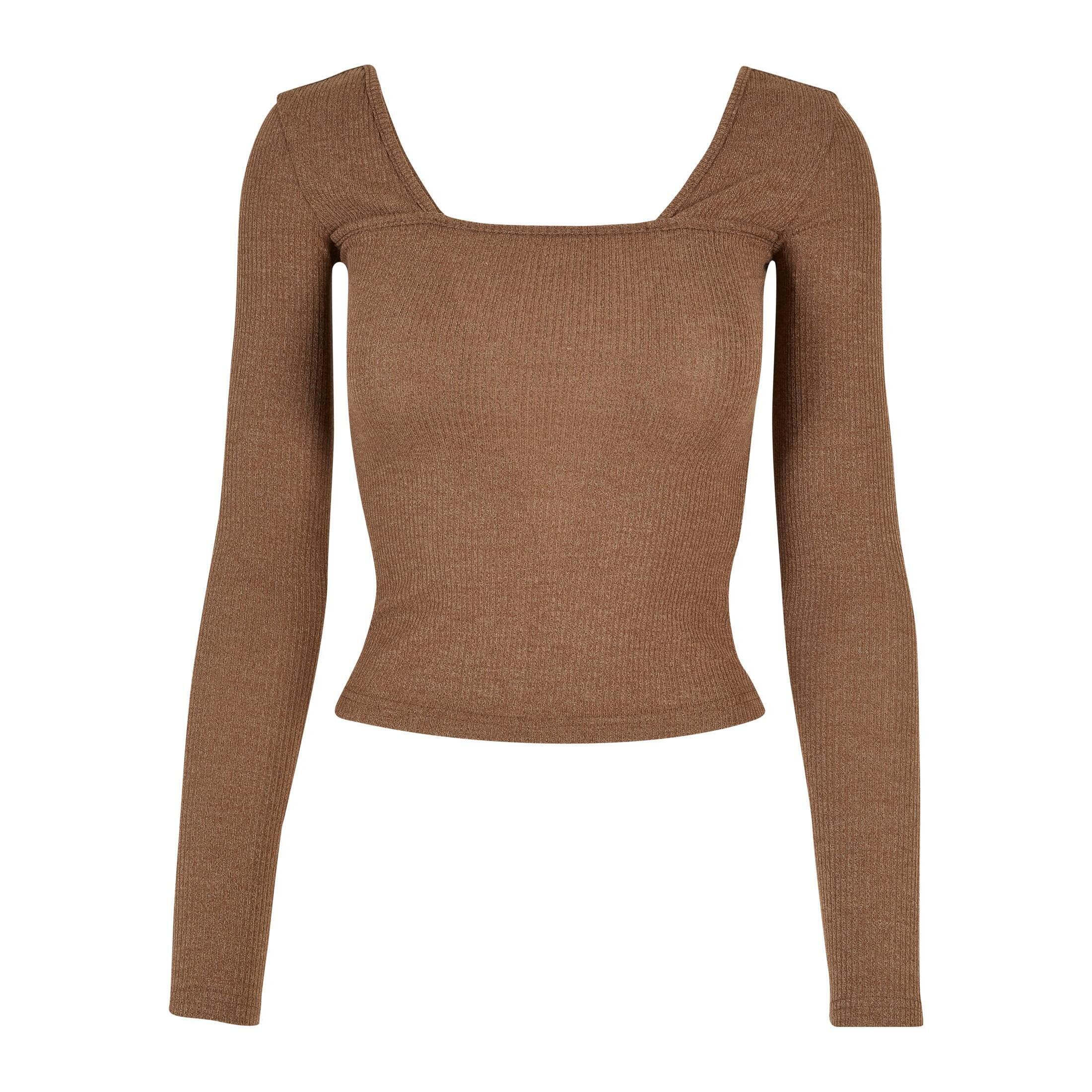 Urban Classics - Body À Manches Longues À Encolure Carrée Côtelée Femme Urban Classics Gt - Combinaison Sèche - Vert - 52 2xl - Decathlon
