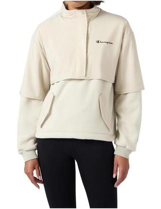 Champion Forro Polar Half Zip Top Gris