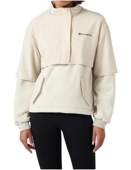 Champion Forro Polar Half Zip Top Gris