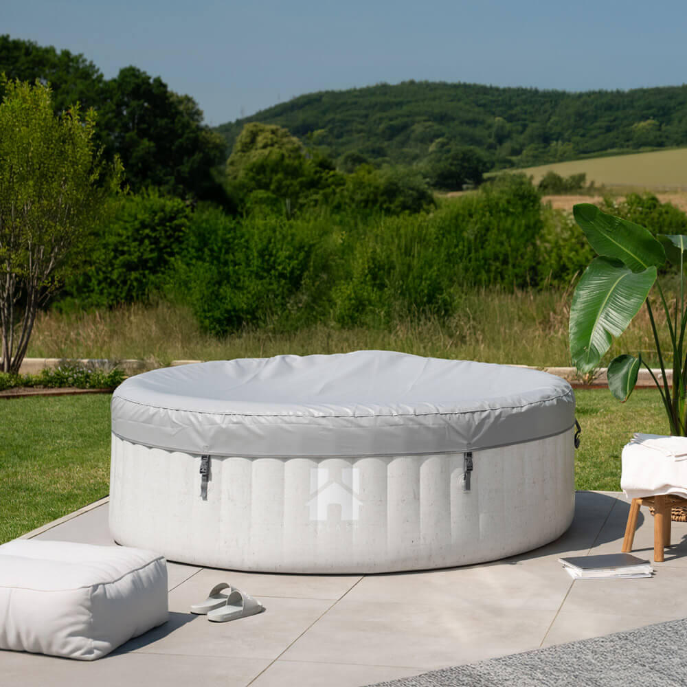 Spa gonflable extérieur SPLASH Ø208 cm, 6 pers., avec accessoires et toit 3/7