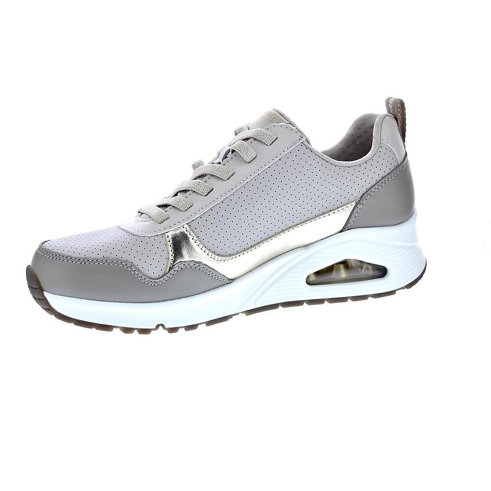 Zapatillas SKECHERS  Uno Metallic Sliders Beige  Mujer 2/4